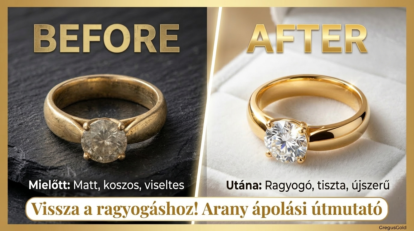 Miért veszít fényéből az arany ékszer?