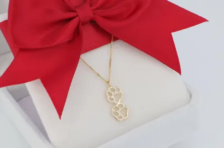 Hűség Örökké mancs medál nyaklánccal (ány216)