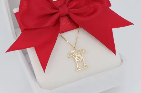 Nemes Profil Agár medál nyaklánccal (ány258)