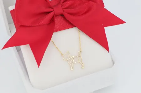 Játékos Forma Csivava medál nyaklánccal (ány287)