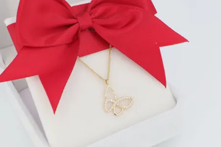Légies Ragyogás Pillangó medál nyaklánccal (ány291)