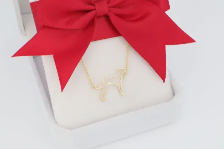 Minimalista Nemesség Agár medál nyaklánccal (ány296)