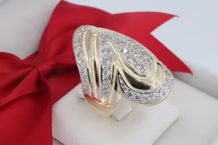 14 Karátos Arany Női Gyűrű Modern Eleganciával (gy0042)