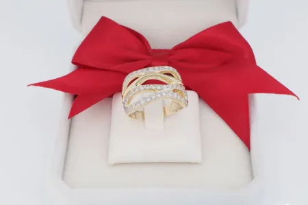 Klasszikus női arany gyűrű (gy0054)