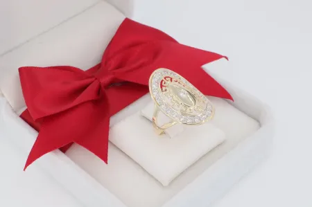 Ovális arany gyűrű (gy0097)