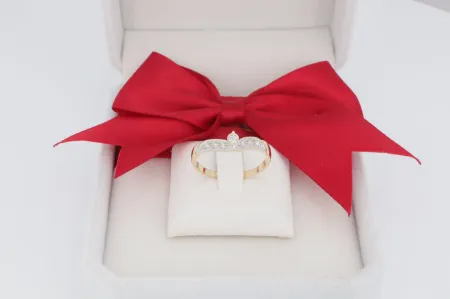 Elegáns női arany gyűrű (gy0115)