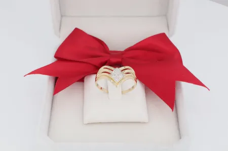 Klasszikus Viktória arany gyűrű (gy0159)