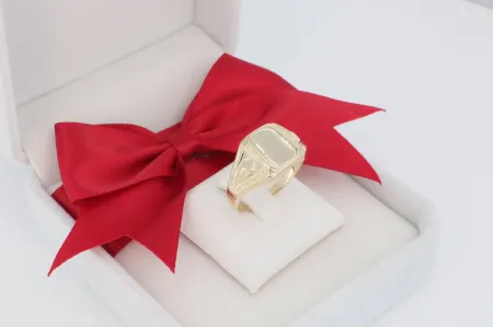 Arany pecsét gyűrű (gy0174)