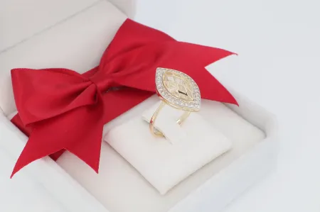 Luxus női arany gyűrű (gy0251)