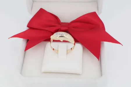 Delfines arany női gyűrű (gy0289)