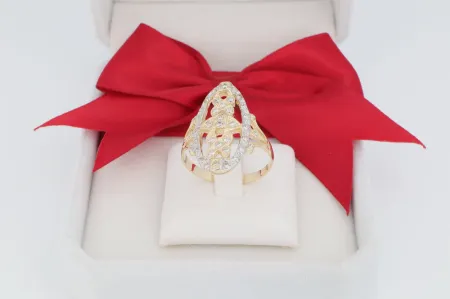 Luxus női arany gyűrű (gy0302)