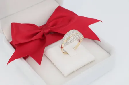 Cirkónia köves arany gyűrű (gy0368)