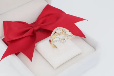 Különleges arany gyűrű (gy0411)