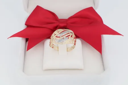 Áttört arany gyűrű (gy0585)