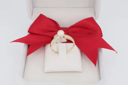 Gyöngyös arany gyűrű (gy0656)