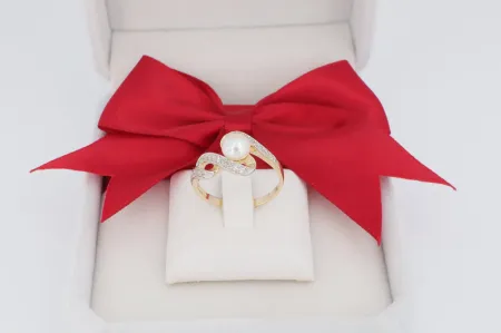 Gyöngyös arany gyűrű (gy0657)