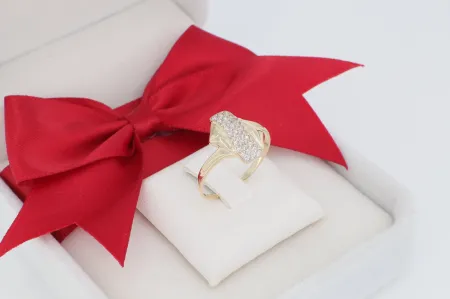 Cirkónia köves arany gyűrű (gy0660)