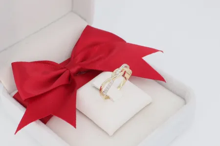 Elegáns női arany gyűrű (gy0668)