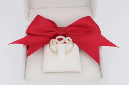 Cirkónia köves arany gyűrű (gy0691)