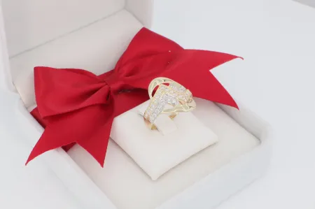 Elegáns női arany gyűrű (gy0701)