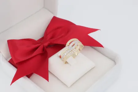 Elegáns arany gyűrű (gy0740)