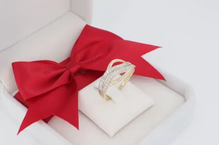 Elegáns arany gyűrű (gy0746)