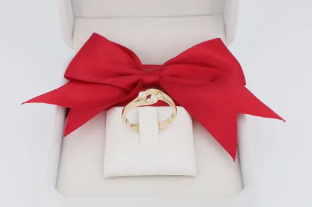 Cirkónia köves arany gyűrű (gy0811)