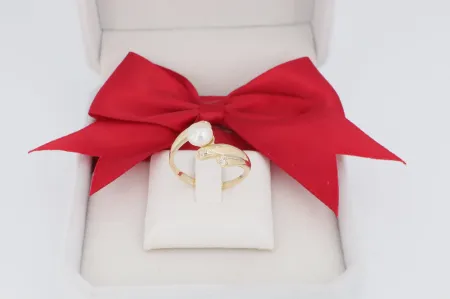 Gyöngyös arany gyűrű (gy0818)