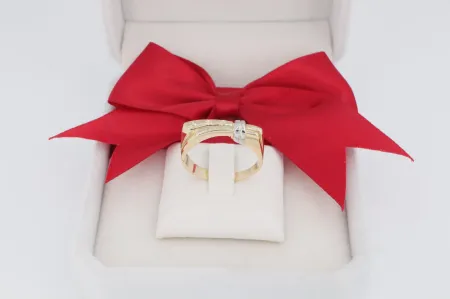 Elegáns női arany gyűrű (gy0835)