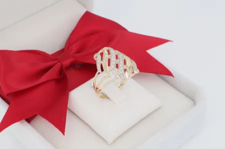 Elegáns női arany gyűrű (gy0888)