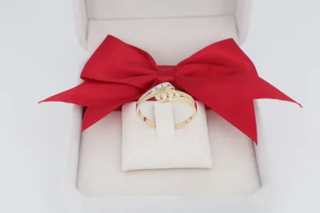 Arany női arany gyűrű (gy0890)