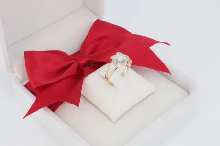 Virág arany gyűrű (gy0905)