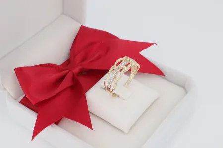 Elegáns női arany gyűrű (gy0911)