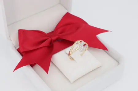 Elegáns női arany gyűrű (gy0930)