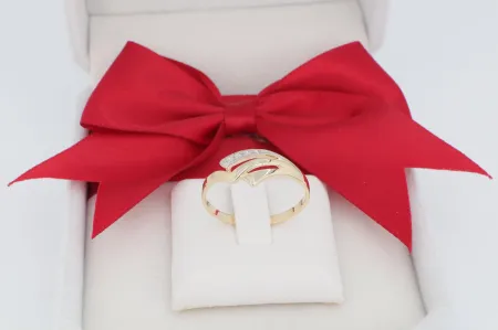 Divatos női arany gyűrű (gy0948)