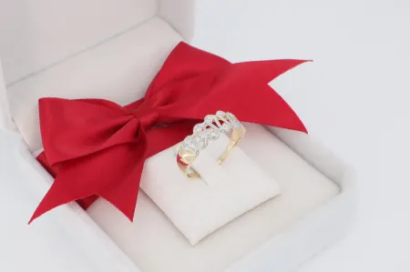 Klasszikus női arany gyűrű (gy0964)