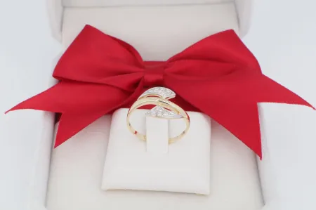 Divatos női arany gyűrű (gy0965)