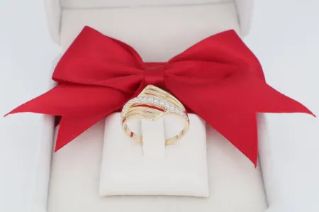 Elegáns női arany gyűrű (gy0996)