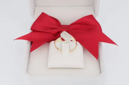 Klasszikus női arany gyűrű (gy1013)