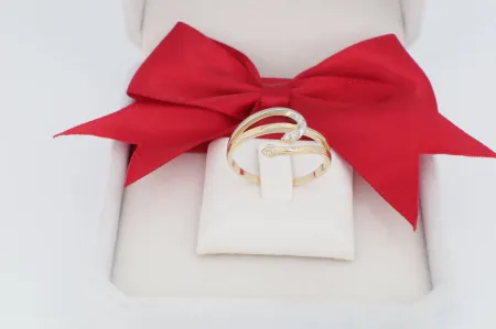 Elegáns női arany gyűrű (gy1023)