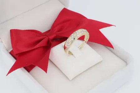 Klasszikus női arany gyűrű (gy1062)