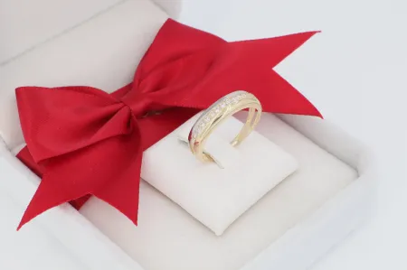 Divatos női arany gyűrű (gy1063)