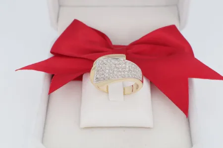 Luxus női arany gyűrű (gy1074)