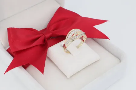 Klasszikus arany női gyűrű (gy1081)