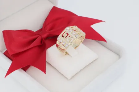 Különleges női arany gyűrű (gy1085)