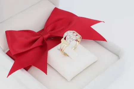 Klasszikus női arany gyűrű (gy1093)