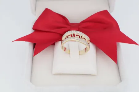 Klasszikus görög mintás gyűrű (gy1164)