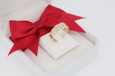 Klasszikus női arany gyűrű (gy1171)