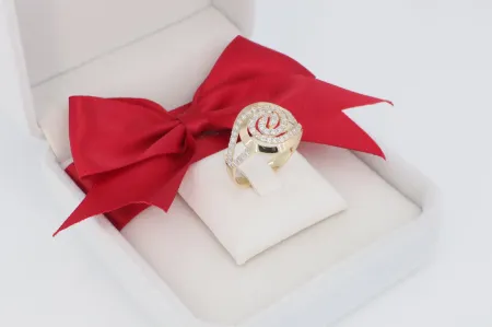 Kerek női arany gyűrű (gy1221)