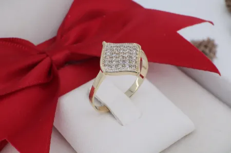 Látványos 14 Karátos Arany Ékszer Pavé Kövezéssel (gy1322)